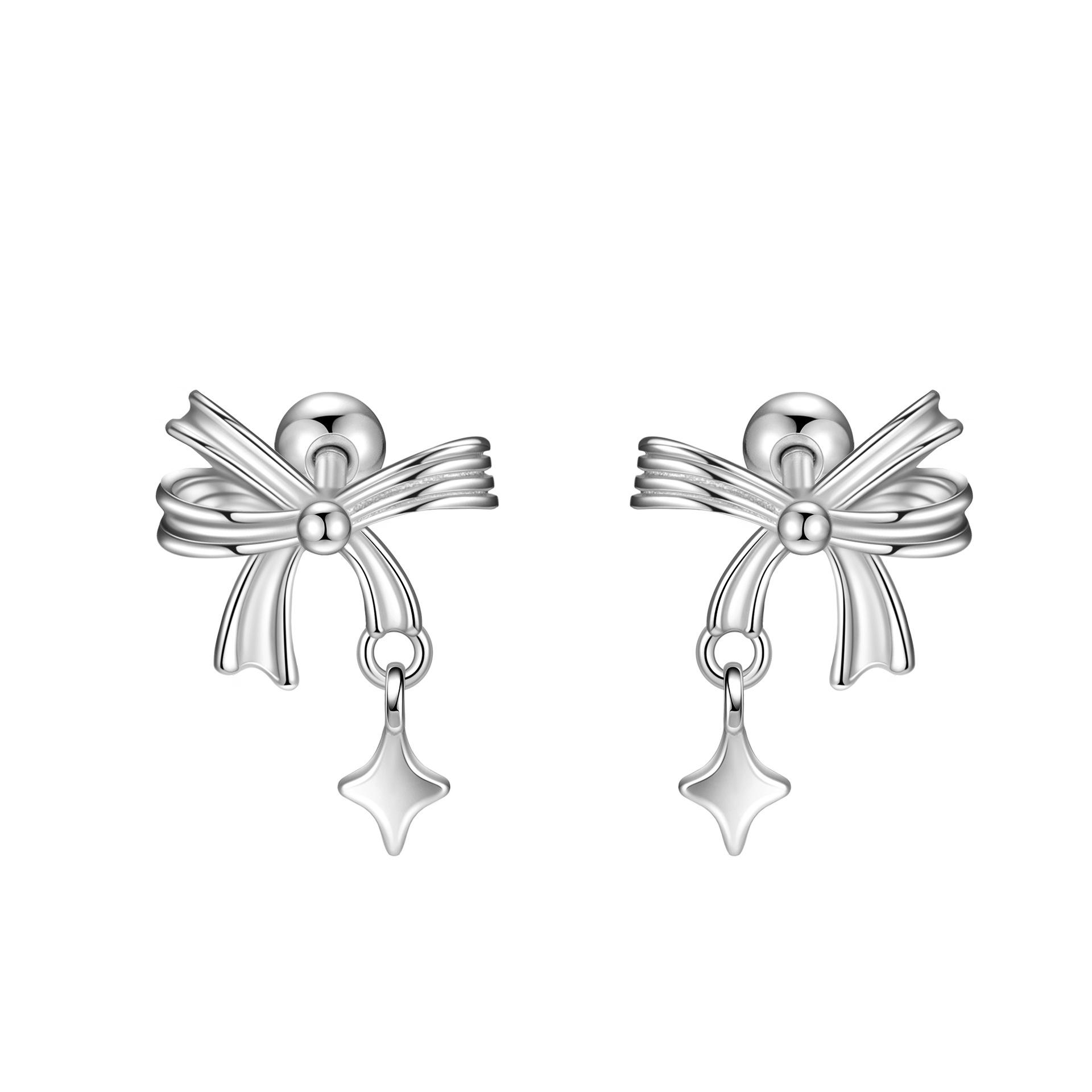 S925 Sterling Silver Bow Star Tassel Screw Earrings for Women Simple Fashion Light Luxury Sweet Temperament Jewelry Accessory серебряный
S925 Sterling Silver Bow Star Tassel Screw Earrings for Women Simple Fashion Light Luxury Sweet Temperament Jewelry Accessory серебряный