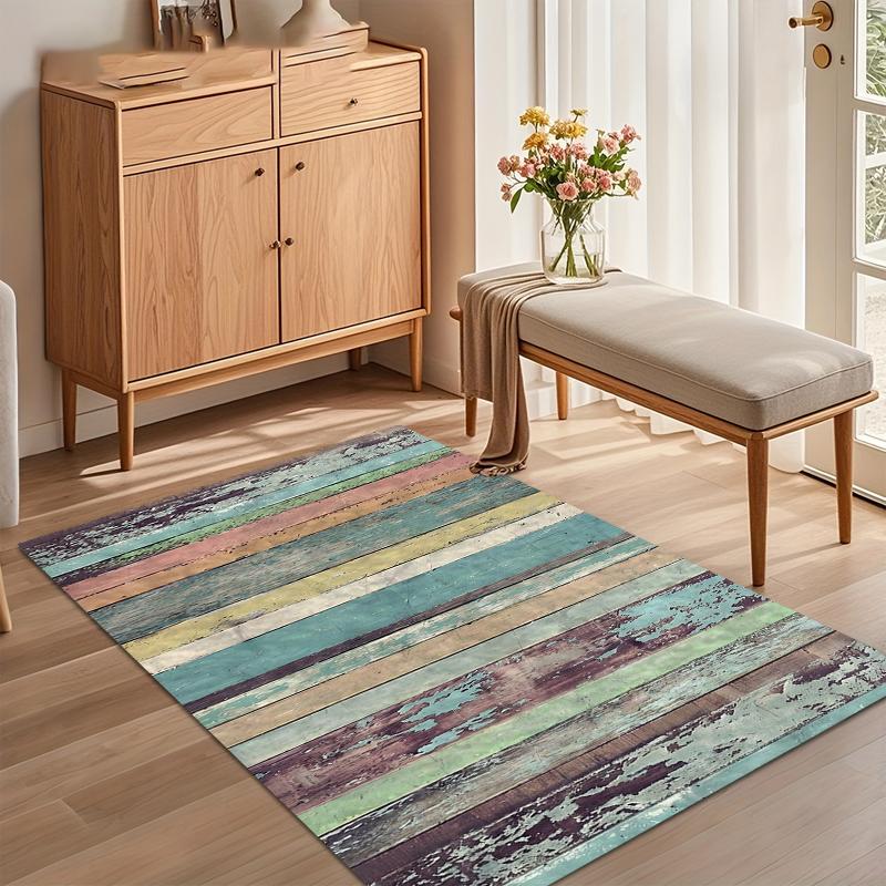 Vintage Distressed Wooden Plank Area Rug Non Slip Soft Floor Carpet for Living Room Bedroom Entryway Rustic Farmhouse Decor 40X60cm
Vintage Distressed Wooden Plank Area Rug Non Slip Soft Floor Carpet for Living Room Bedroom Entryway Rustic Farmhouse Decor 40X60cm