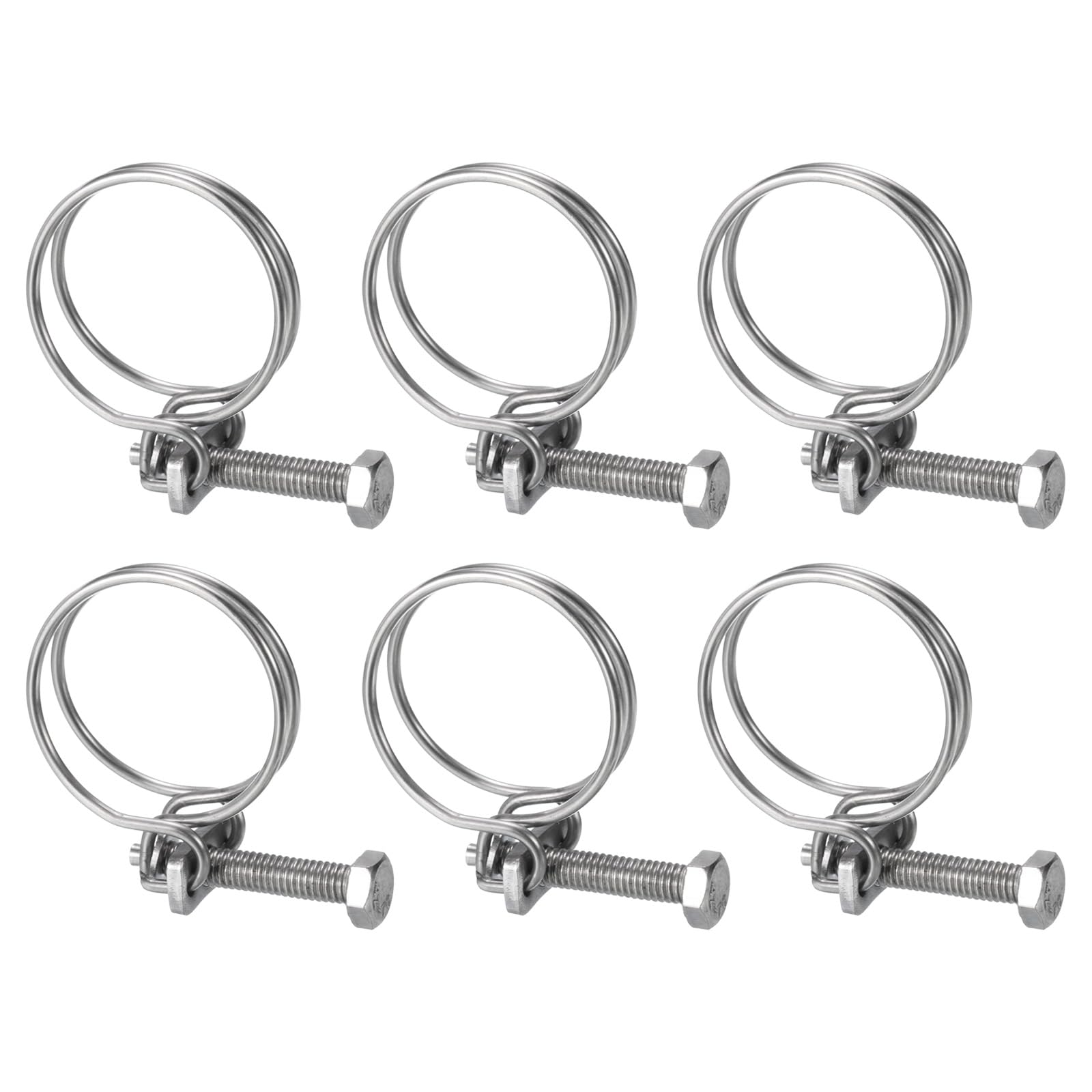 uxcell 6pcs Hose Clips Fit Hose Diameter 28mm-32mm Double Wire Pipe Hoop Hose Band Compatible hose diameter 28mm-32mm срібний
uxcell 6pcs Hose Clips Fit Hose Diameter 28mm-32mm Double Wire Pipe Hoop Hose Band Compatible hose diameter 28mm-32mm срібний