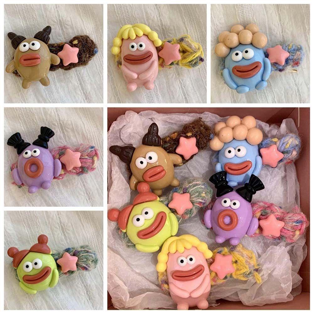 Knitted Cartoon Doll Duckbill Clip Star Funny Hair Clip Creative Ugly Doll Hairpin Children
Knitted Cartoon Doll Duckbill Clip Star Funny Hair Clip Creative Ugly Doll Hairpin Children