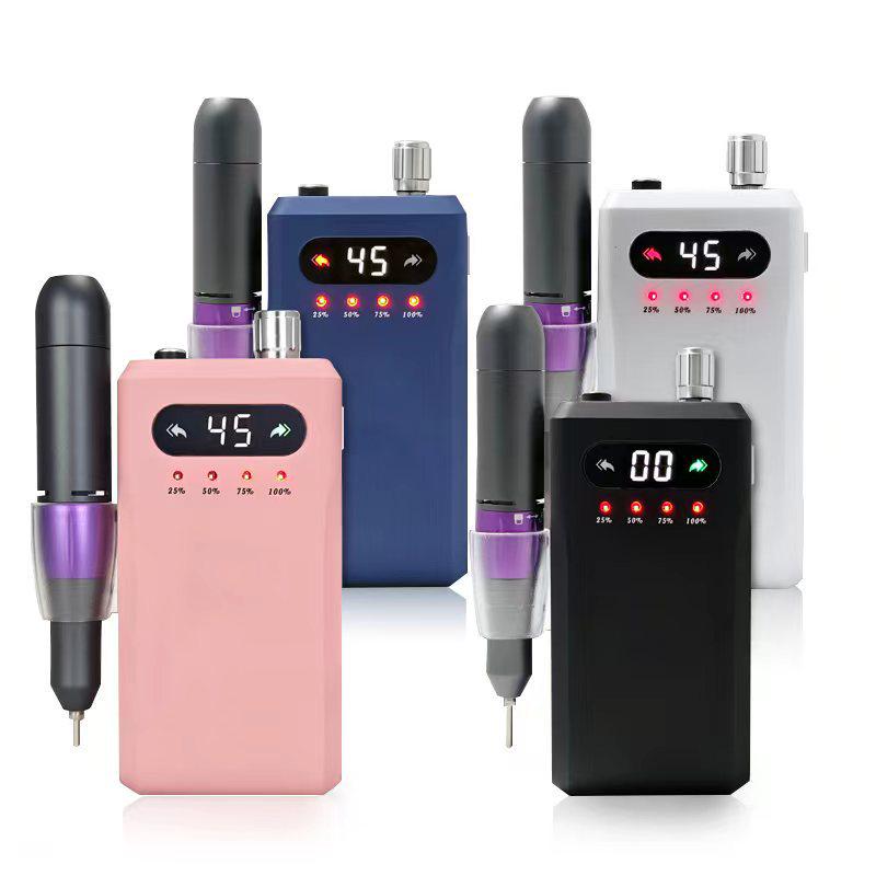 Rechargeable 0-45000 RPM Portable Nail Grinder: High-Speed, Low-Noise Manicure/Removal Machine синій
Rechargeable 0-45000 RPM Portable Nail Grinder: High-Speed, Low-Noise Manicure/Removal Machine синій