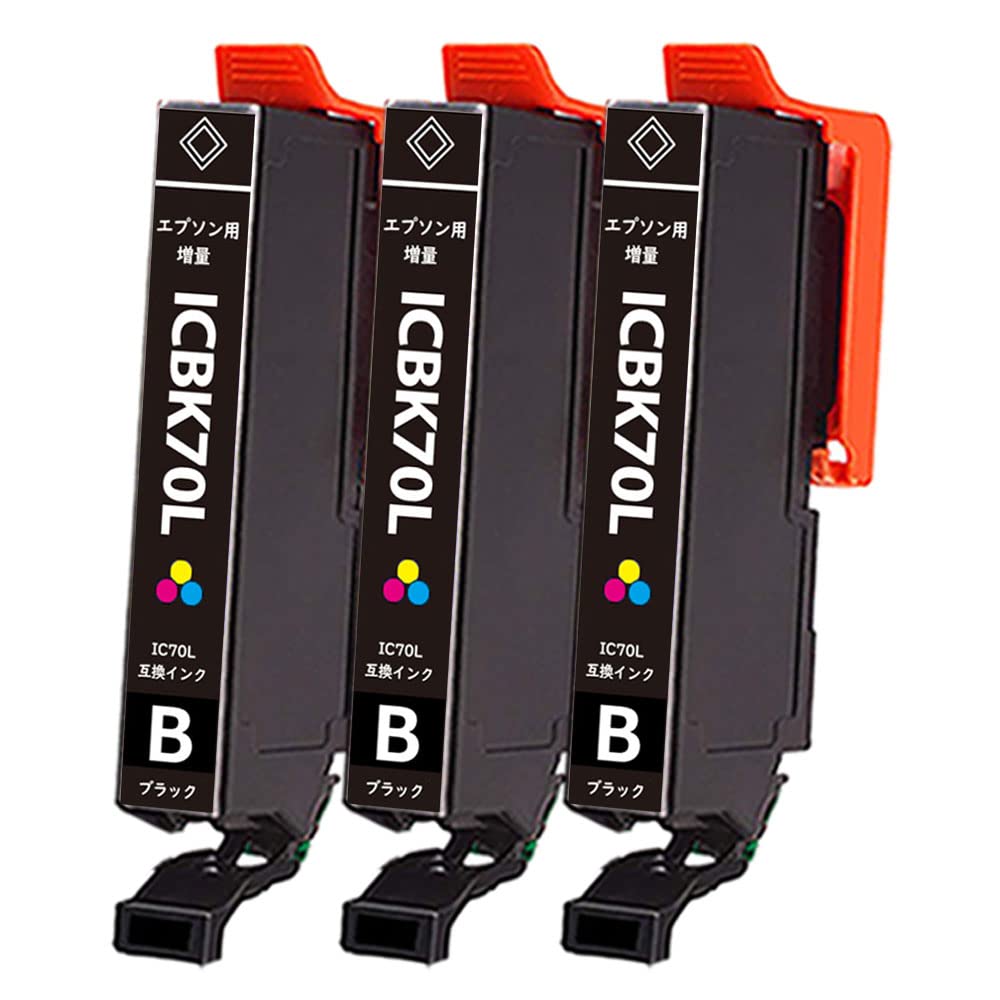 IC70 ICBK70 ICBK70L Сумісний чорнильний картридж для Epson Чорний набір великої ємності з 3 штук із дисплеєм залишкового рівня мікросхеми Epson IC70L Ink [сумісні
IC70 ICBK70 ICBK70L Сумісний чорнильний картридж для Epson Чорний набір великої ємності з 3 штук із дисплеєм залишкового рівня мікросхеми Epson IC70L Ink [сумісні