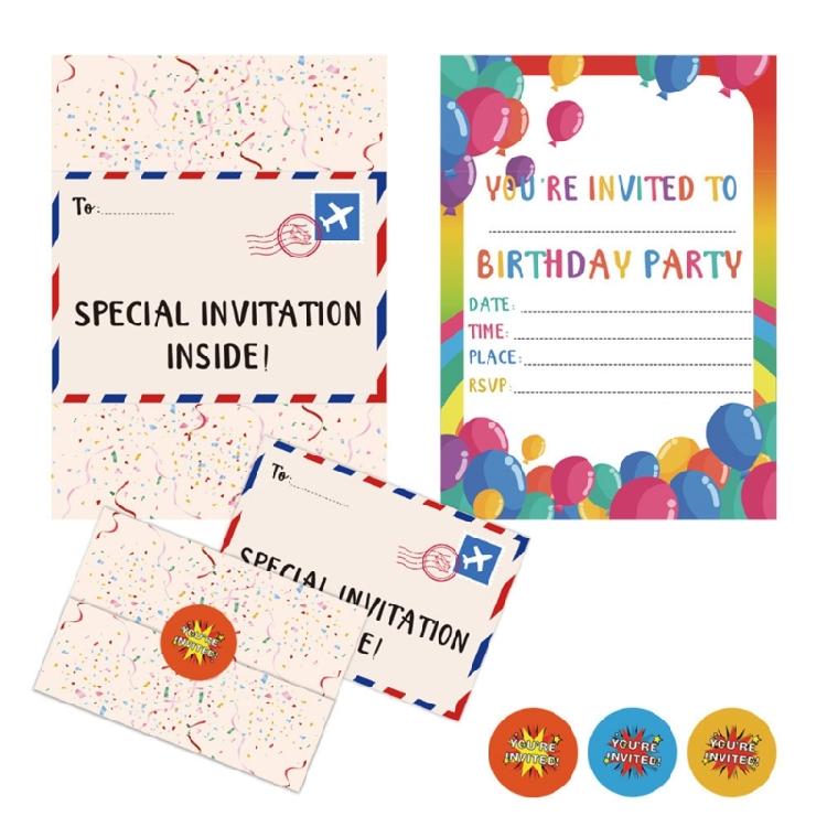 18 Pcs Birthday Party Invitations with Sticker Party Supplies Kids Invite Cards for Boys Girls 1
18 Pcs Birthday Party Invitations with Sticker Party Supplies Kids Invite Cards for Boys Girls 1