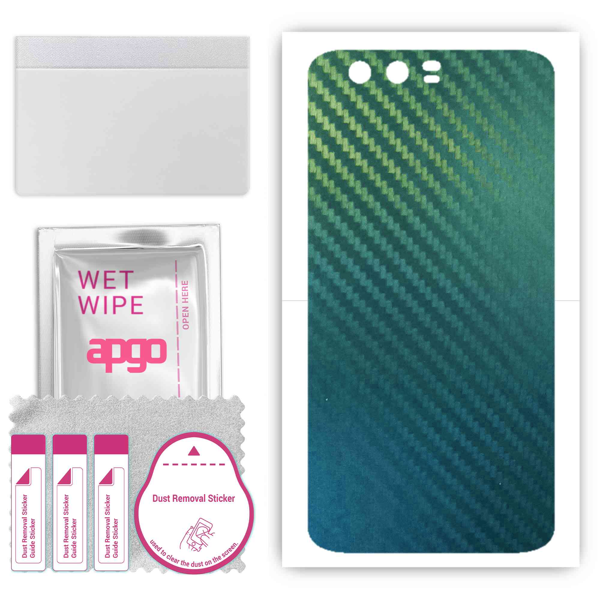apgo Захисна наклейка для задньої панелі, сумісна з Honor 9, Wrap Film, Foil, Vinyl - Pattern Carbon Chameleon CAKA1
apgo Захисна наклейка для задньої панелі, сумісна з Honor 9, Wrap Film, Foil, Vinyl - Pattern Carbon Chameleon CAKA1