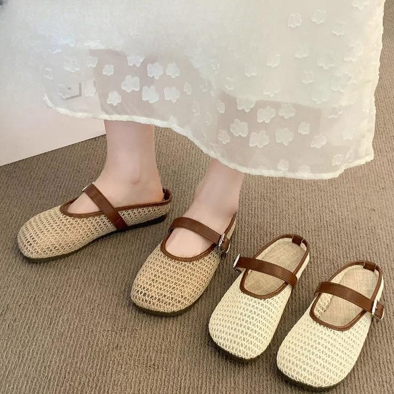Closed-toe Shoes Women s Shoes Half Slippers Women s Flat and Cool Slippers 40 хакі
Closed-toe Shoes Women s Shoes Half Slippers Women s Flat and Cool Slippers 40 хакі