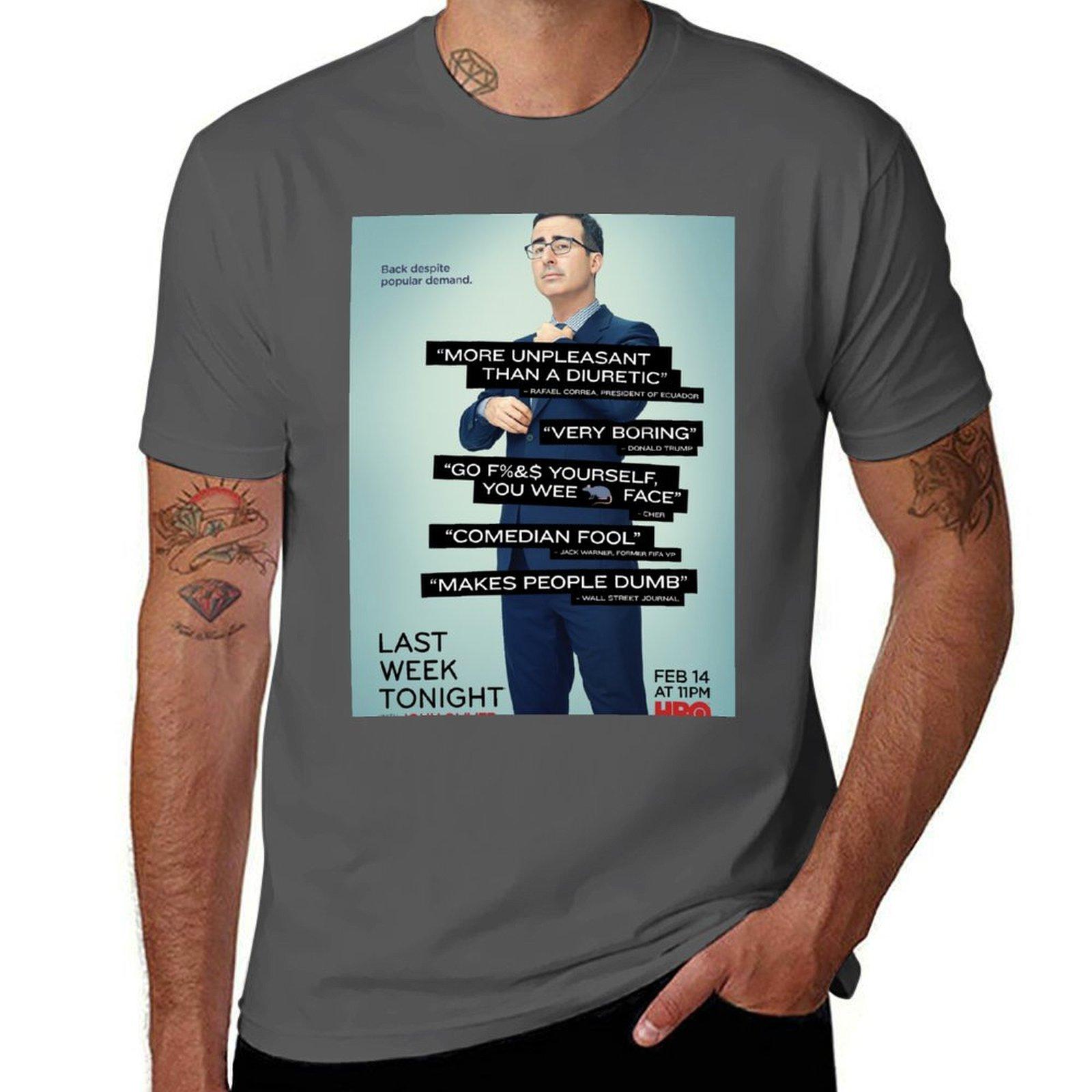 Футболка Last Week Tonight мужские футболки высокое качество люксовый бренд смешные футболки мужские мужские футболки для мужчин повседневная футболка 4XL
Футболка Last Week Tonight мужские футболки высокое качество люксовый бренд смешные футболки мужские мужские футболки для мужчин повседневная футболка 4XL