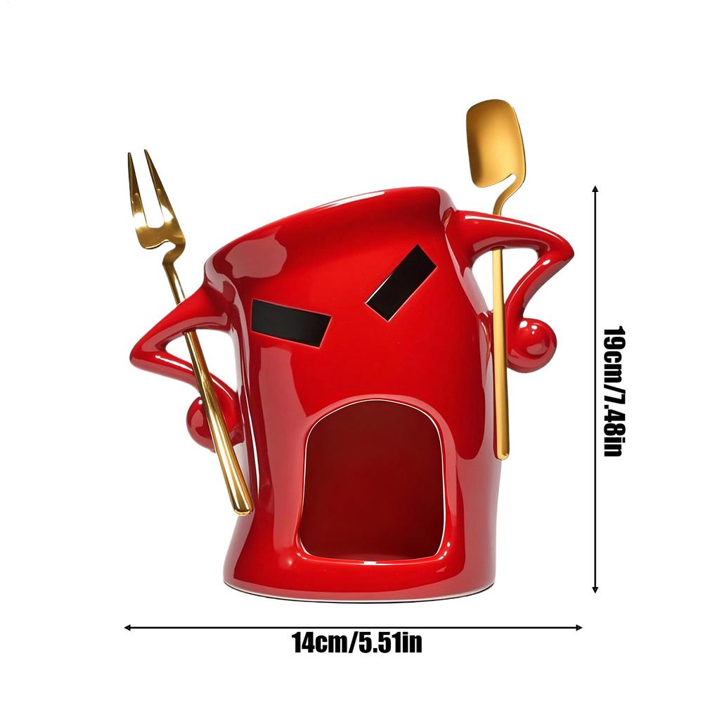 Fondue Cup Ceramic Melting Cheese Mug Dessert Fondue Fork Spoon For Strawberries Biscuits Birthdays Parties Family Gatherings червоний
Fondue Cup Ceramic Melting Cheese Mug Dessert Fondue Fork Spoon For Strawberries Biscuits Birthdays Parties Family Gatherings червоний