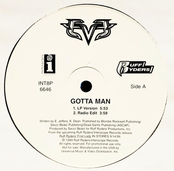 12inch Record EVE - Gotta Man INT8P6646PROMO Interscope Reco 1999 US Rap & Hip-Hop/R&B Used
12inch Record EVE - Gotta Man INT8P6646PROMO Interscope Reco 1999 US Rap & Hip-Hop/R&B Used