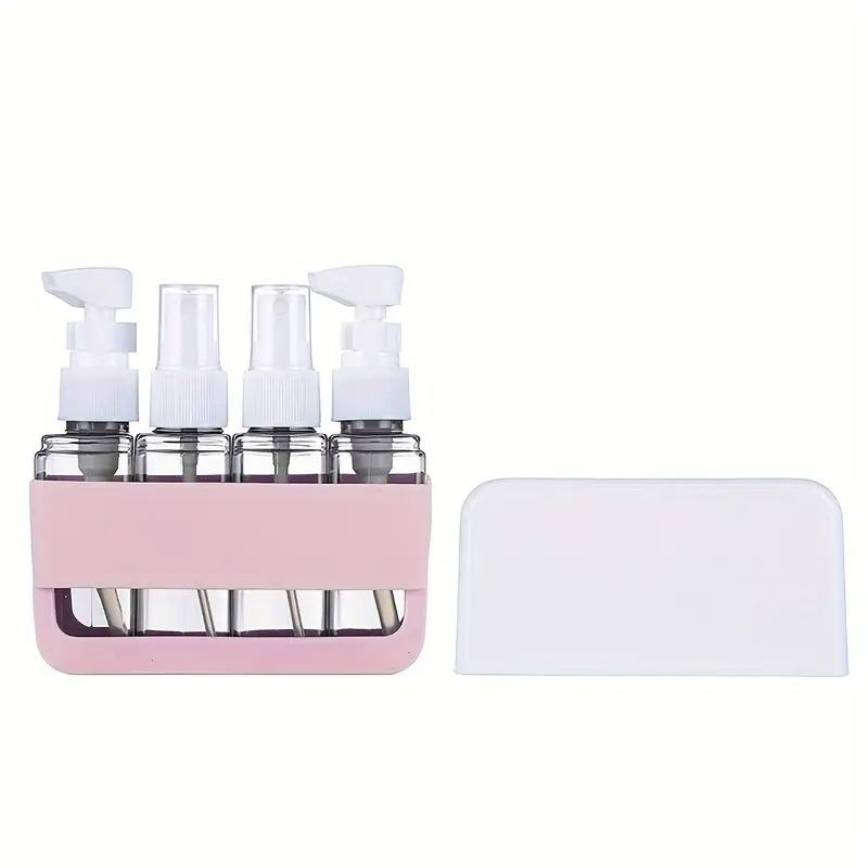 Leak-Proof 4-in-1 Travel Toiletry Bottles, Refillable Plastic Containers with Lids for Spray, Lotion & Shampoo, Easy Carry рожевий
Leak-Proof 4-in-1 Travel Toiletry Bottles, Refillable Plastic Containers with Lids for Spray, Lotion & Shampoo, Easy Carry рожевий