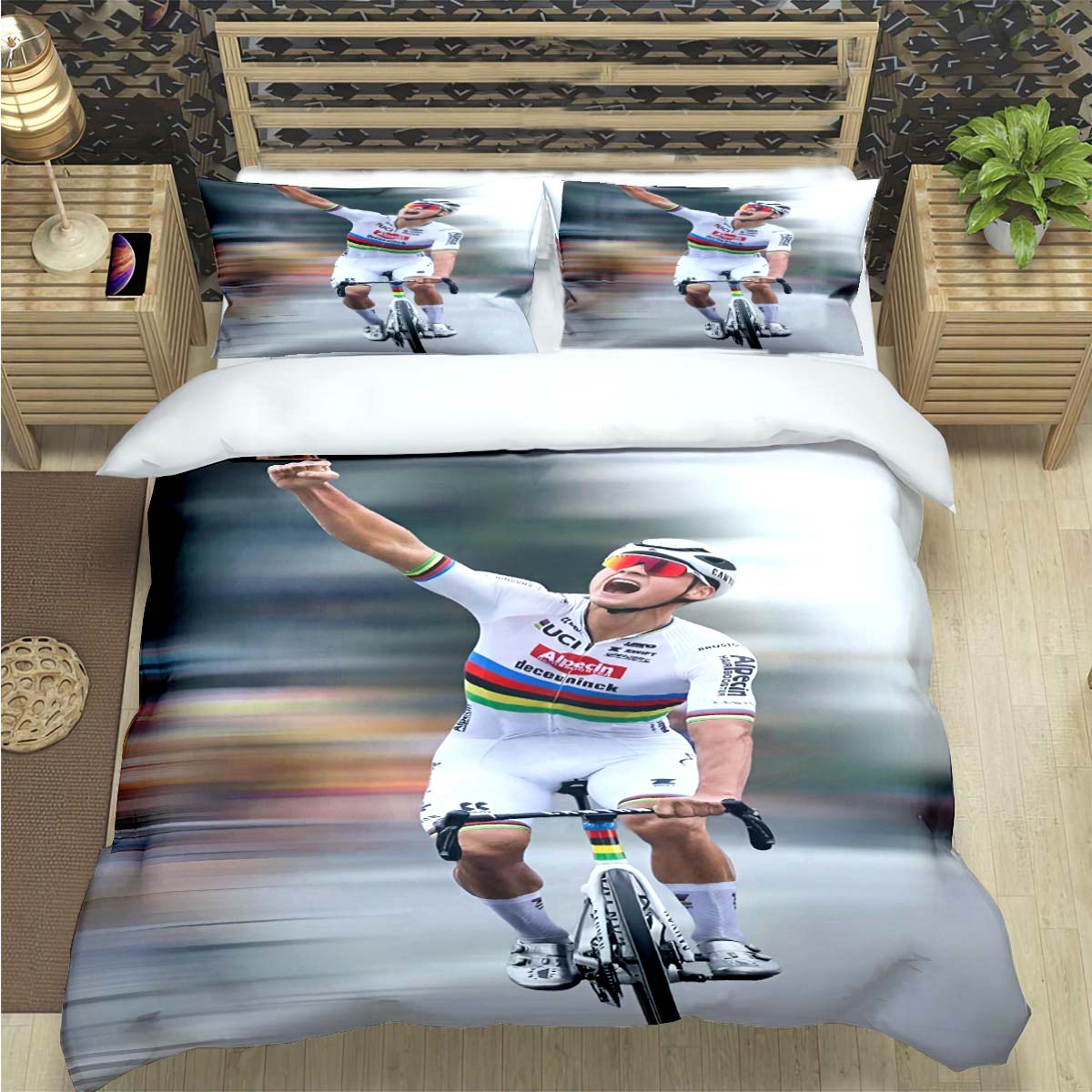 Fashion Mountain Biking Ttadej Pogacar Print Bedding Sets Bed Supplies Set Duvet Cover Bed Comforter Set Bedding Set Luxury Gift EU King(240*220cm)3pcs
Fashion Mountain Biking Ttadej Pogacar Print Bedding Sets Bed Supplies Set Duvet Cover Bed Comforter Set Bedding Set Luxury Gift EU King(240*220cm)3pcs