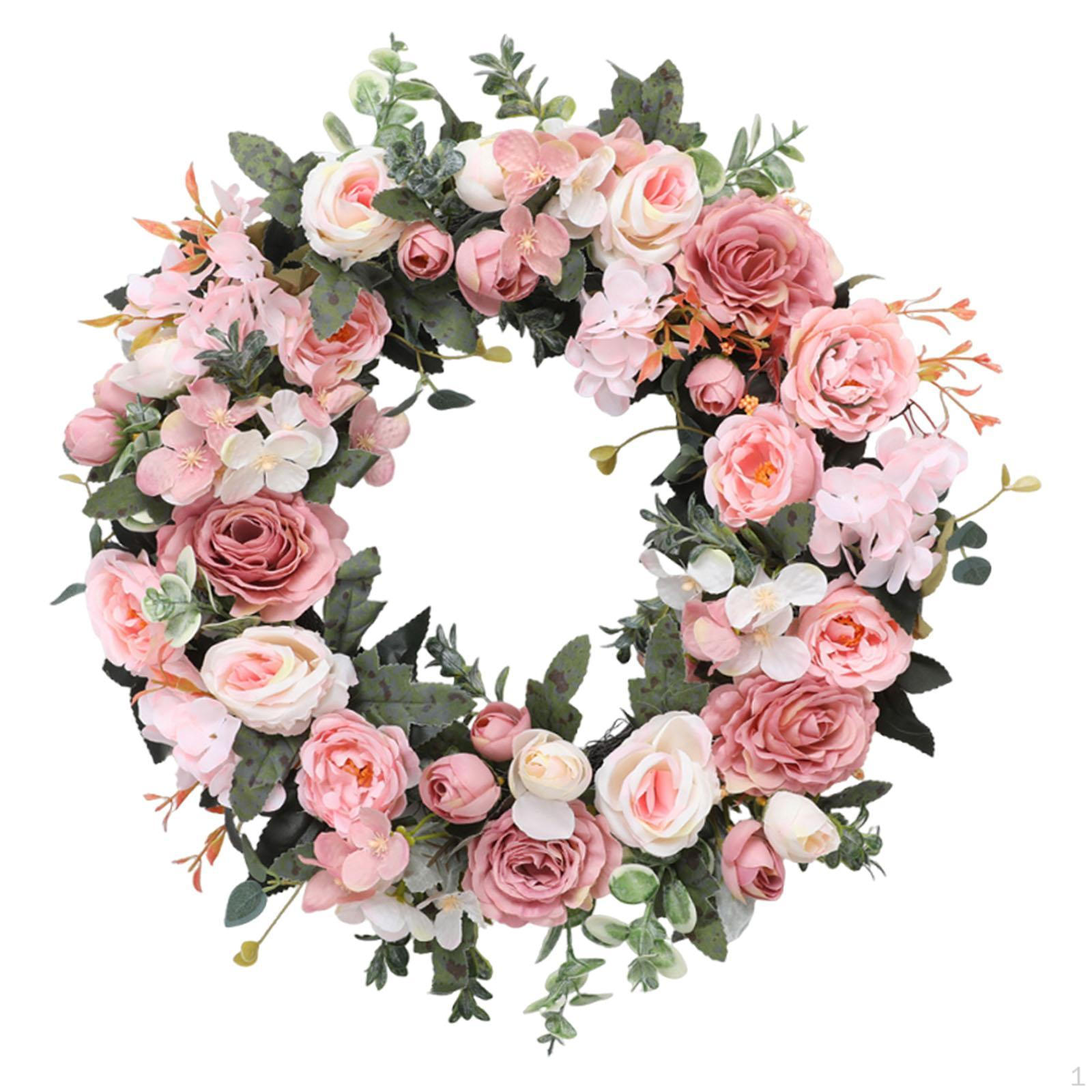 Artificial Door Wreath (45 Cm Diameter), Wall Decoration for The Front Door, Ideal Anniversaries Pink
Artificial Door Wreath (45 Cm Diameter), Wall Decoration for The Front Door, Ideal Anniversaries Pink