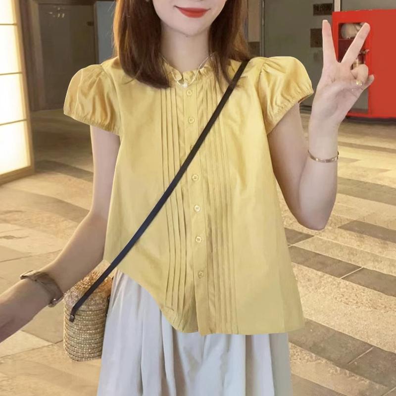 VONDA Женские летние блузки с воротником-стойкой и рукавами-крылышками в складку 3XL жёлтый
VONDA Женские летние блузки с воротником-стойкой и рукавами-крылышками в складку 3XL жёлтый