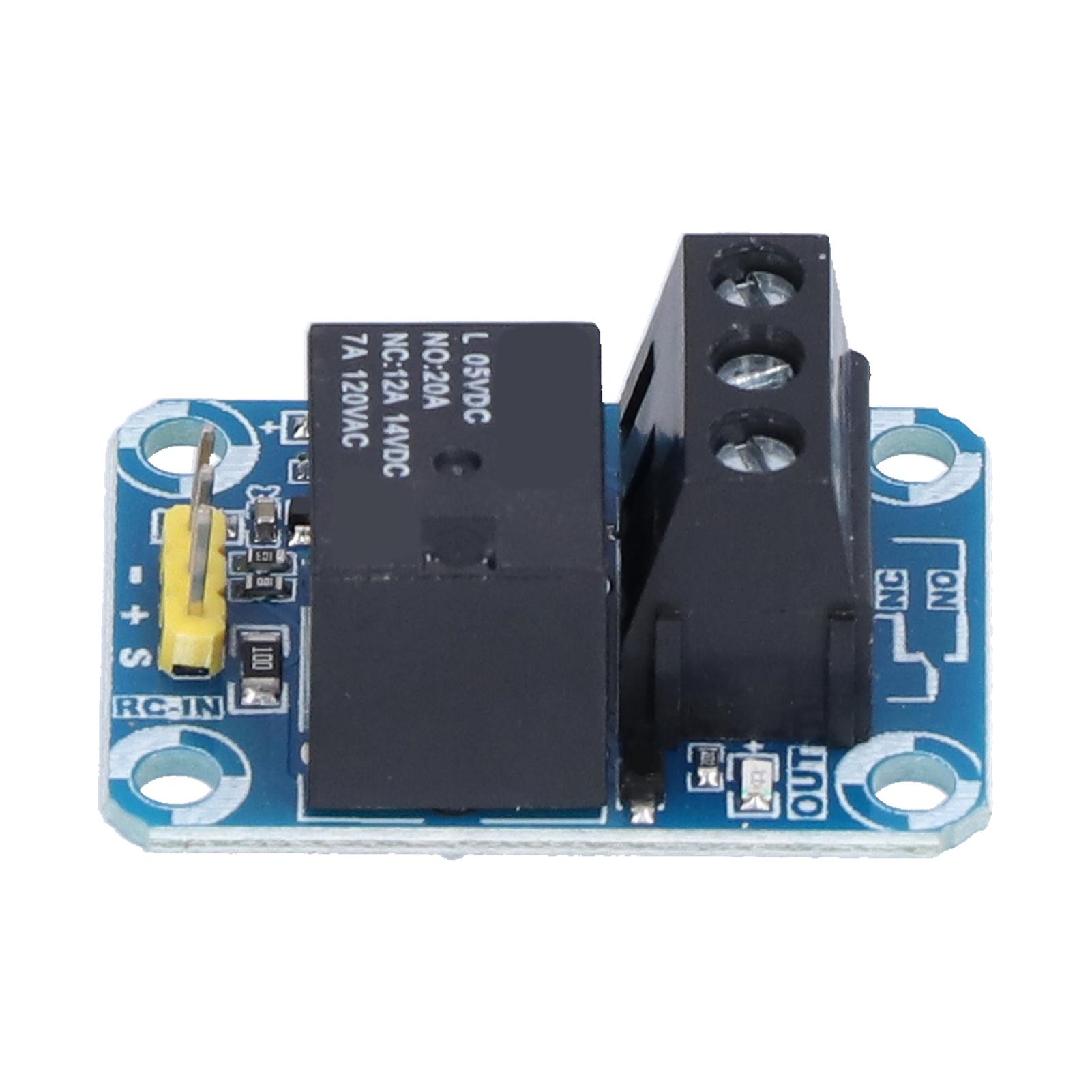 Relay Electronic Switch Fiberglass Single Channel Electronic Component for Remote Control 20A
Relay Electronic Switch Fiberglass Single Channel Electronic Component for Remote Control 20A