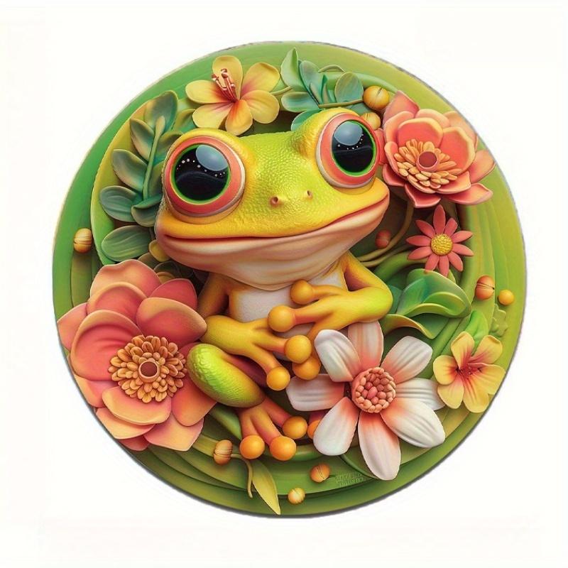 2d Flat 20*20cm, Round Wooden Sign Frog Decorative, Entrance Decor, Frog Theme, for Bar, Club, Home, Room, Kitchen, Garden, Bedroom Decor. 20*20cm
2d Flat 20*20cm, Round Wooden Sign Frog Decorative, Entrance Decor, Frog Theme, for Bar, Club, Home, Room, Kitchen, Garden, Bedroom Decor. 20*20cm