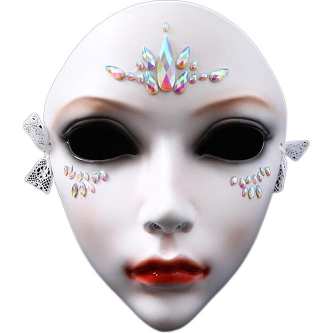 Chinese Ancient Style Resin Female Emperor Mask Role Play Costume Accessory For Cosplay Events Beauty with Rhinestones
Chinese Ancient Style Resin Female Emperor Mask Role Play Costume Accessory For Cosplay Events Beauty with Rhinestones