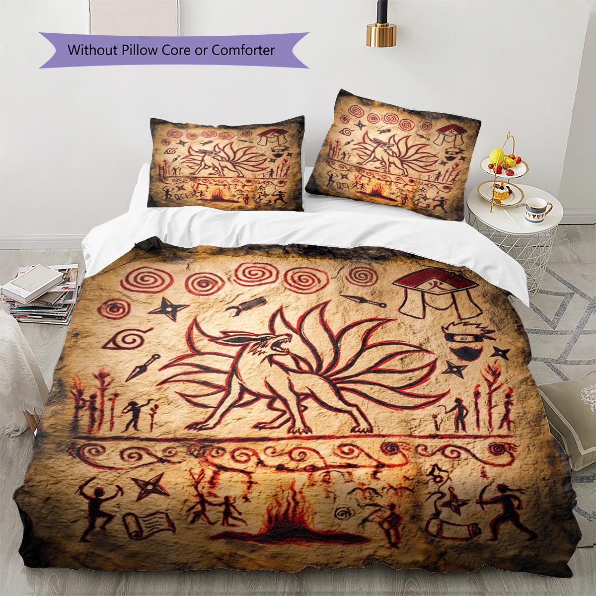 Naruto Pattern Bedding Quilt Set Quilt Cover Pillowcase Home Decoration Birthday Gift (1 * duvet cover + 2 * pillowcase, without core) 135x200cm
Naruto Pattern Bedding Quilt Set Quilt Cover Pillowcase Home Decoration Birthday Gift (1 * duvet cover + 2 * pillowcase, without core) 135x200cm