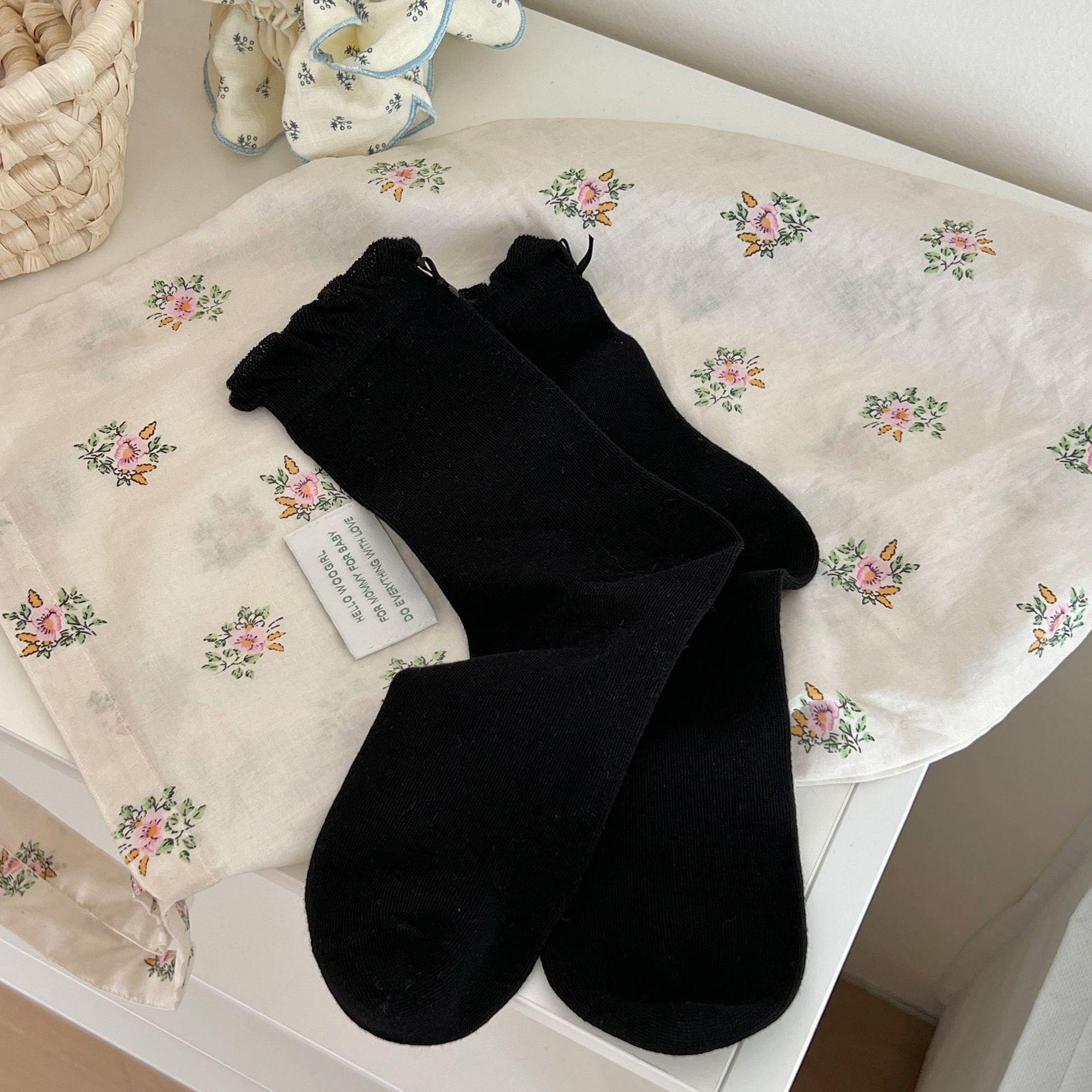 Bow Lace Socks Simple Mid-Tube Girl Sweet And Versatile Breathable Black White Gray Basic Daily Life One size fits all чорний
Bow Lace Socks Simple Mid-Tube Girl Sweet And Versatile Breathable Black White Gray Basic Daily Life One size fits all чорний