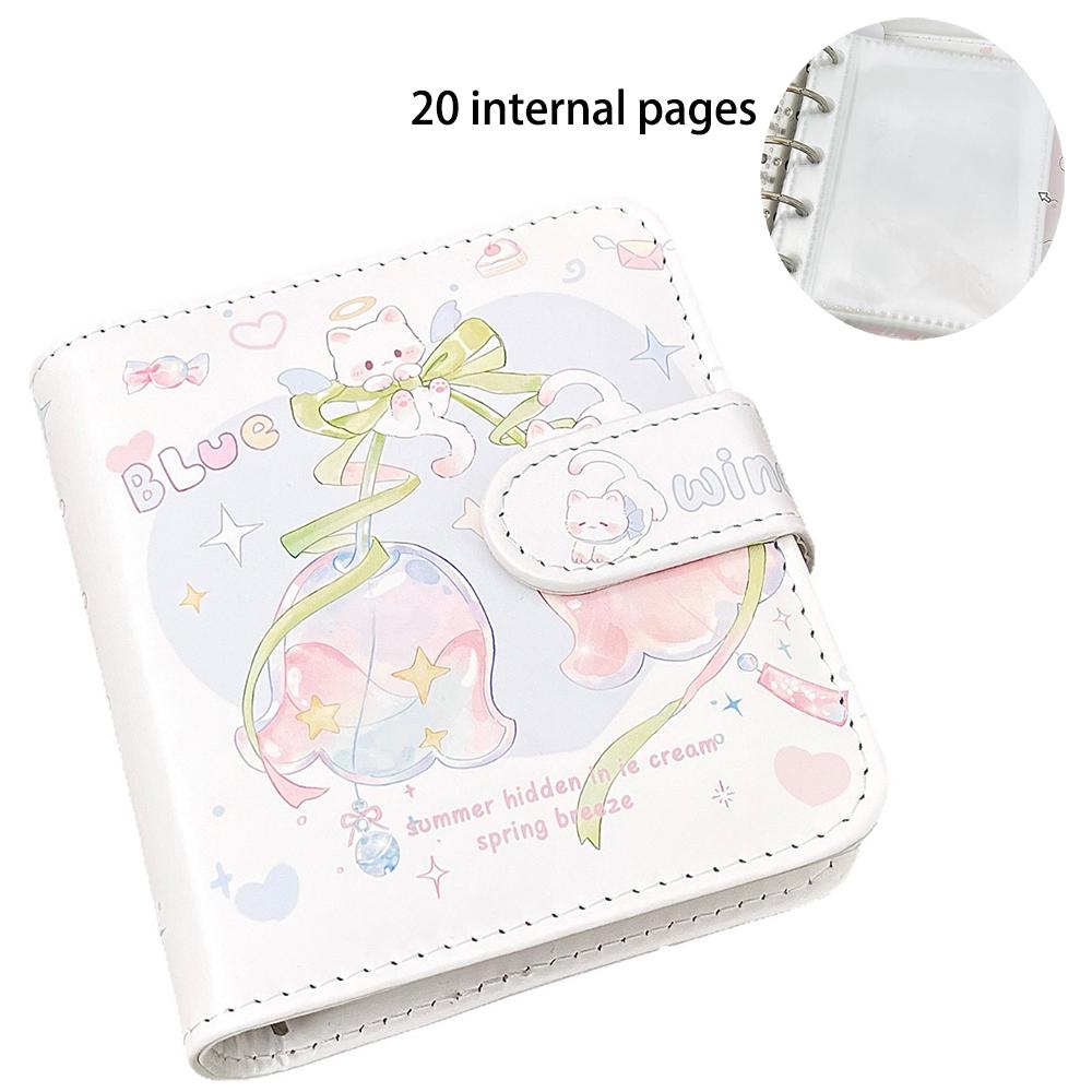20 inner pages Sugar One Palace Grid Leather Card Album High Beauty Polaroid Album, Celebrity Small Card Storage Album білий
20 inner pages Sugar One Palace Grid Leather Card Album High Beauty Polaroid Album, Celebrity Small Card Storage Album білий