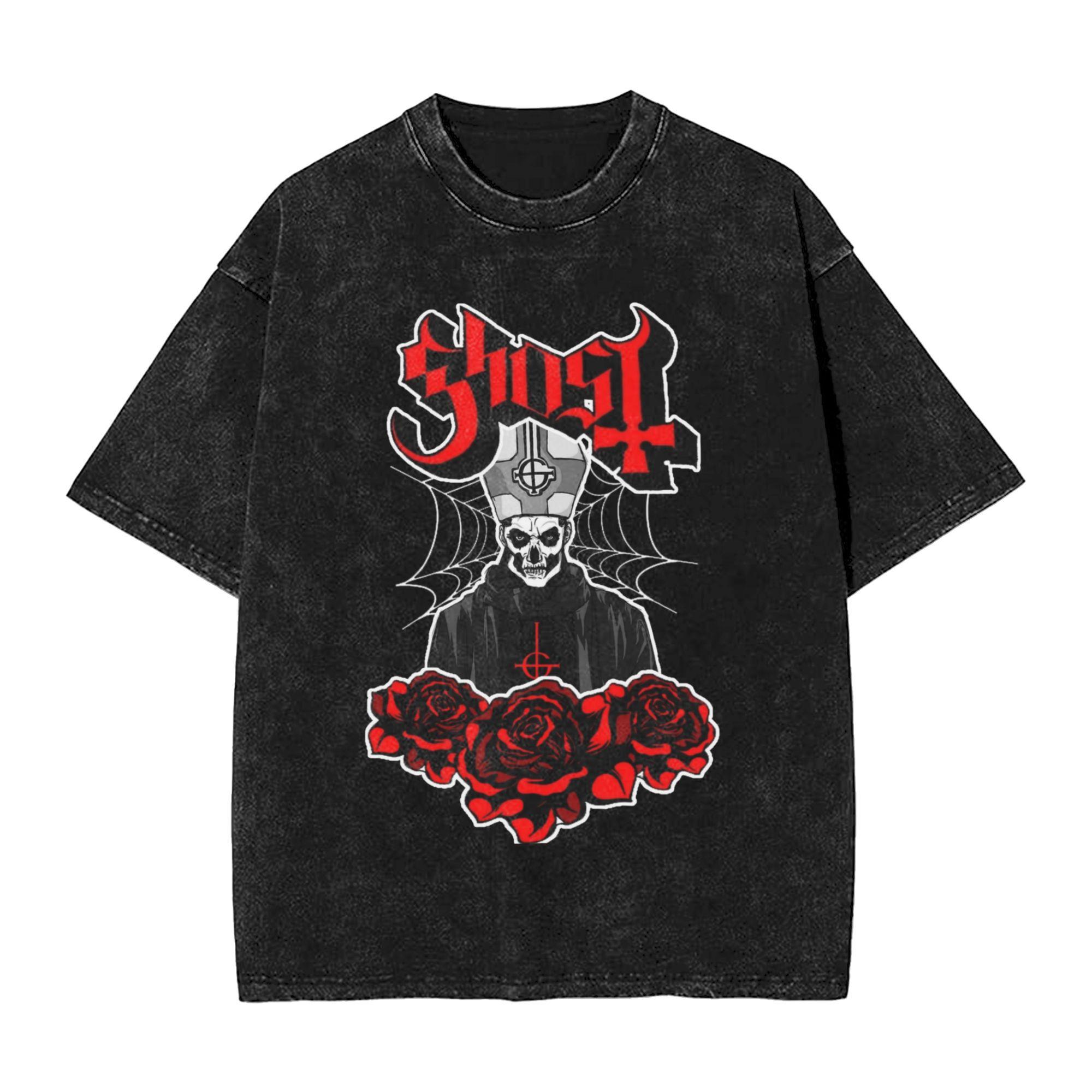 Retro Style Scarious ghost Band T-Shirt Harajuku T Shirts Short Sleeves Tops Summer Cotton O Neck Oversized Clothes S
Retro Style Scarious ghost Band T-Shirt Harajuku T Shirts Short Sleeves Tops Summer Cotton O Neck Oversized Clothes S