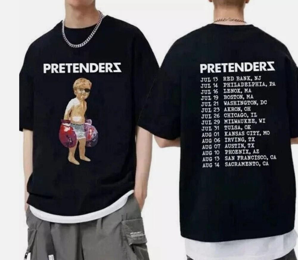 The Pretenders US 2024 Tour T-Shirt Unisex Cotton Black Fullsize 2XL
The Pretenders US 2024 Tour T-Shirt Unisex Cotton Black Fullsize 2XL