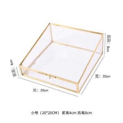 Glass Transparent Jewelry Box Brass with Copper Edges Lockable Storage Case Specimen Collectibles Display Makeup Organizers
Glass Transparent Jewelry Box Brass with Copper Edges Lockable Storage Case Specimen Collectibles Display Makeup Organizers