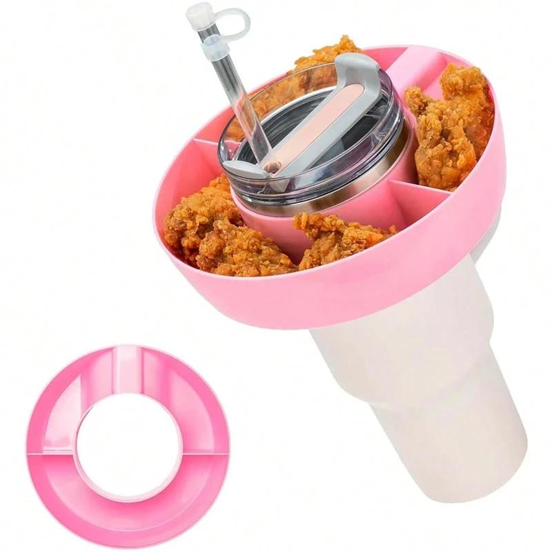 1 шт., миска для закусок, многоразовые тарелки для стакана Stanley объемом 40 унций, совместимые аксессуары, разделитель для подноса, контейнер для еды, держатель для улицы розовый
1 шт., миска для закусок, многоразовые тарелки для стакана Stanley объемом 40 унций, совместимые аксессуары, разделитель для подноса, контейнер для еды, держатель для улицы розовый