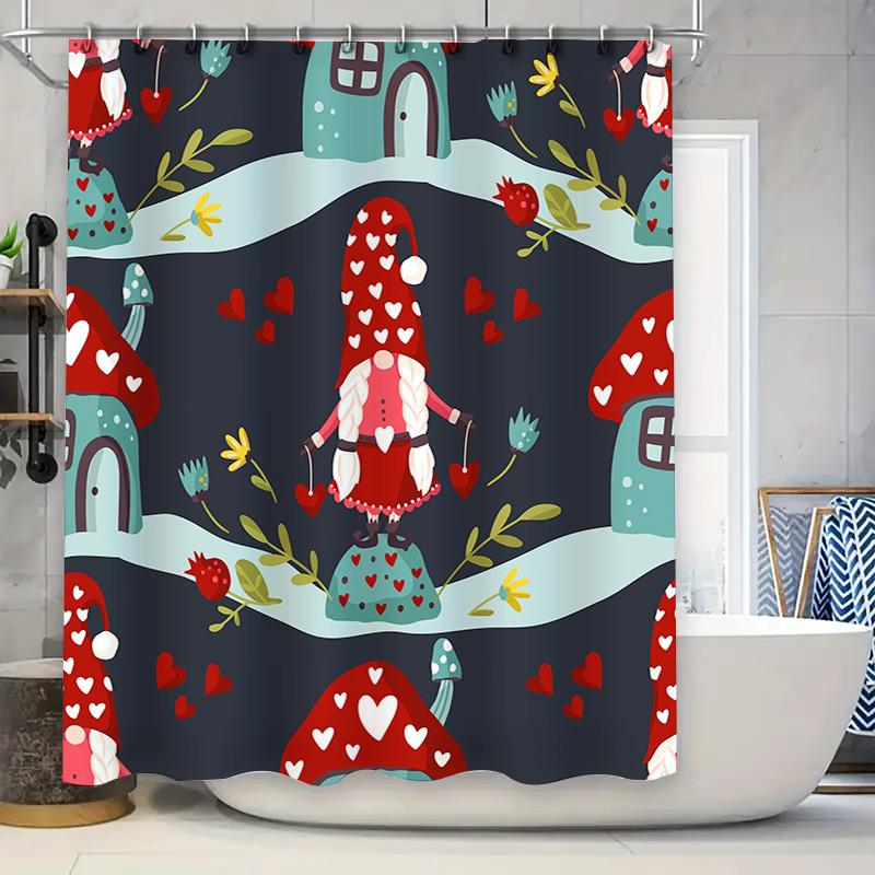 Vintage Mushroom Pattern Shower Curtain Waterproof Fabric Bathroom Decor Home Decoration Red White Blue Green Yellow Flower Desi 90X180CM
Vintage Mushroom Pattern Shower Curtain Waterproof Fabric Bathroom Decor Home Decoration Red White Blue Green Yellow Flower Desi 90X180CM