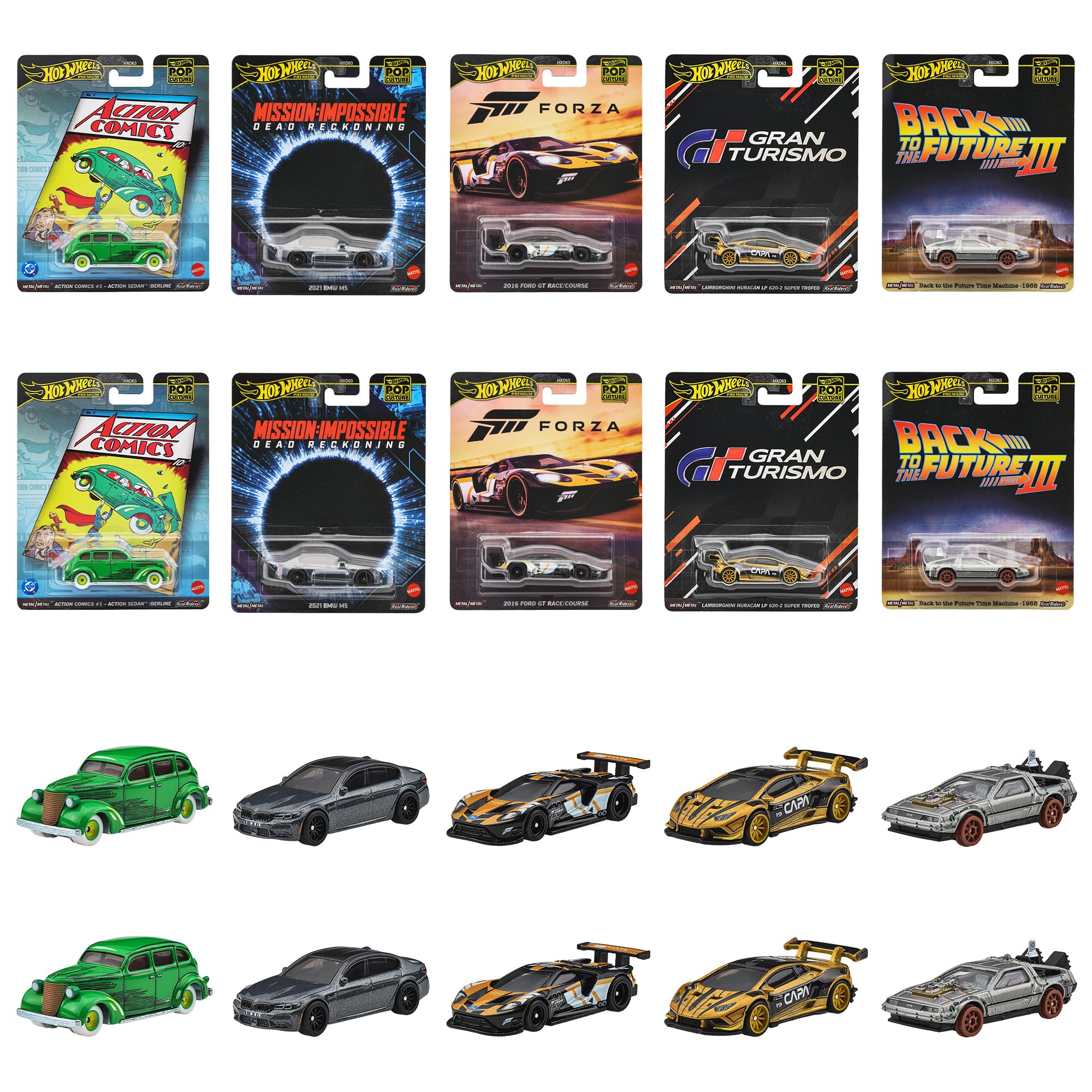 Hot Wheels Pop Culture Assortment Vehicle Toys, Mini Cars, 10-Car Box, Ages 3+, Multi-Purpose, 986L-HXD63
Hot Wheels Pop Culture Assortment Vehicle Toys, Mini Cars, 10-Car Box, Ages 3+, Multi-Purpose, 986L-HXD63
