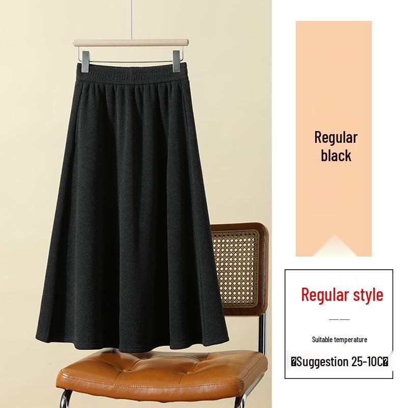 French Elegant High Waist Woolen Umbrella Skirt for Women - Autumn/Winter M
French Elegant High Waist Woolen Umbrella Skirt for Women - Autumn/Winter M