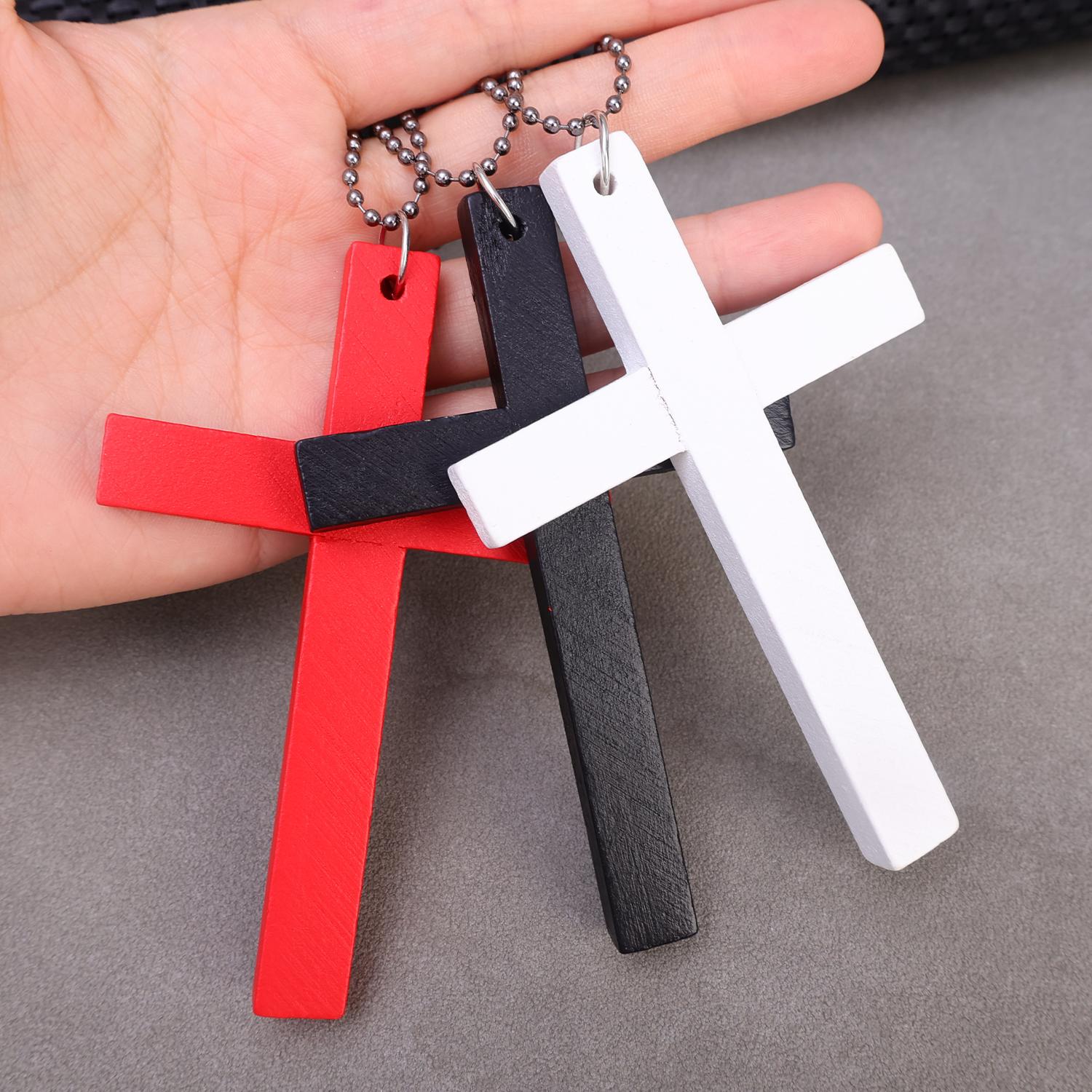 2026 Punk Gothic Wood Cross Pendant Necklace for Women Men Couple Vintage Black White Hip Hop Y2K Necklace Party Jewelry Gift
2026 Punk Gothic Wood Cross Pendant Necklace for Women Men Couple Vintage Black White Hip Hop Y2K Necklace Party Jewelry Gift