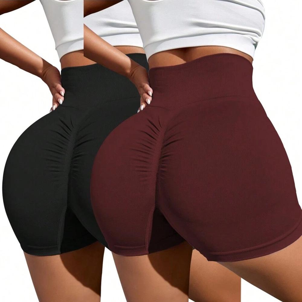 Набор из 2 бесшовных 3D шорт для йоги с эффектом «персиковых ягодиц» с высокой талией для женщин - Фитнес-шорты с контролем живота Large
Набор из 2 бесшовных 3D шорт для йоги с эффектом «персиковых ягодиц» с высокой талией для женщин - Фитнес-шорты с контролем живота Large