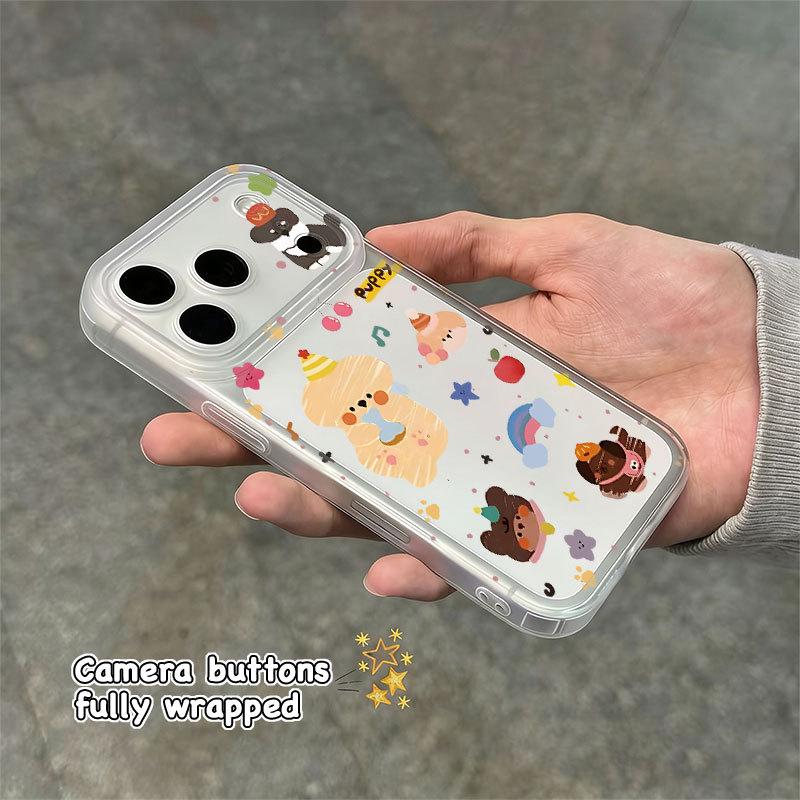 Integrated Button Phone Case for Apple 17/16: Cute Cartoon Clear 17 Pro Max & Frosted Edge 16 Pro 16 Plus
Integrated Button Phone Case for Apple 17/16: Cute Cartoon Clear 17 Pro Max & Frosted Edge 16 Pro 16 Plus