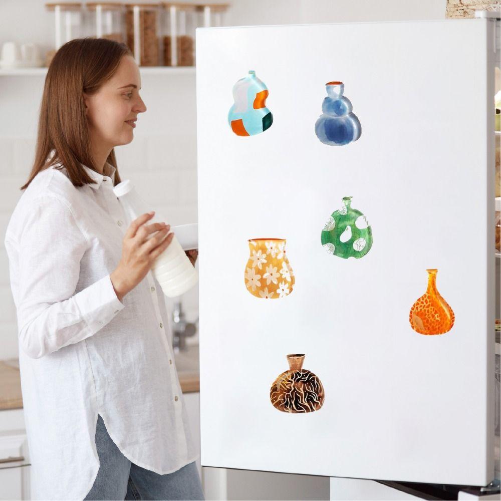 6PCS/SET Decorative Magnetic Sticker Exquisite Drip Glue Vase Sticker Refrigerator Decoration 6PCS
6PCS/SET Decorative Magnetic Sticker Exquisite Drip Glue Vase Sticker Refrigerator Decoration 6PCS