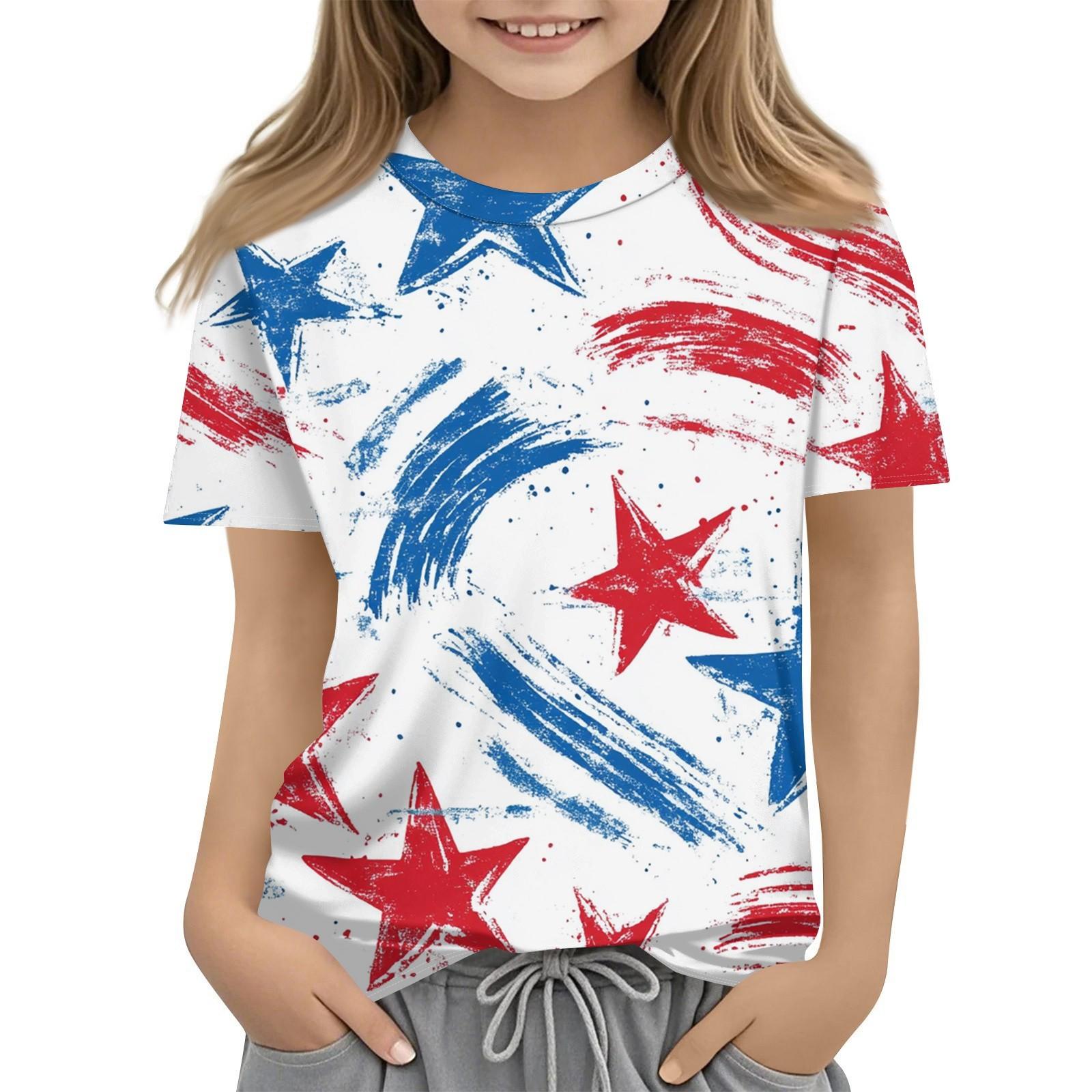 Детская модная повседневная футболка с коротким рукавом и принтом «День независимости» с круглым вырезом 140 киноварь
Детская модная повседневная футболка с коротким рукавом и принтом «День независимости» с круглым вырезом 140 киноварь