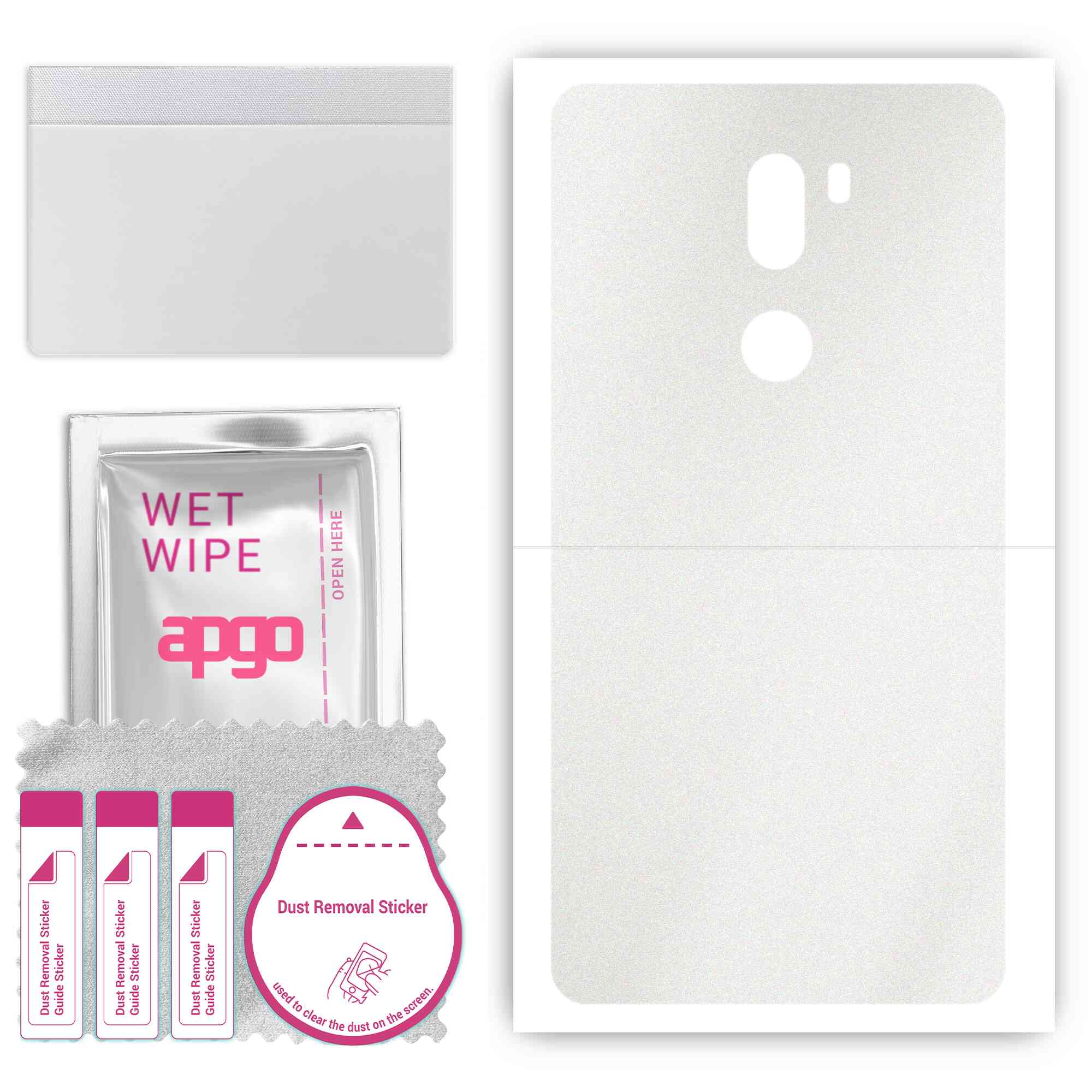 apgo Protective Skin Sticker for the back compatible with Xiaomi Mi 5s, Wrap Film, Foil, Vinyl - Pattern Matte Transparent
apgo Protective Skin Sticker for the back compatible with Xiaomi Mi 5s, Wrap Film, Foil, Vinyl - Pattern Matte Transparent