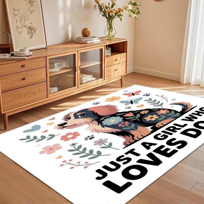 Just A Girl Who Loves Dogs Print Non Slip Area Rug Soft Washable Entryway Floor Mat for Living Room Bedroom Dog Lover Decor 40x60cm
Just A Girl Who Loves Dogs Print Non Slip Area Rug Soft Washable Entryway Floor Mat for Living Room Bedroom Dog Lover Decor 40x60cm