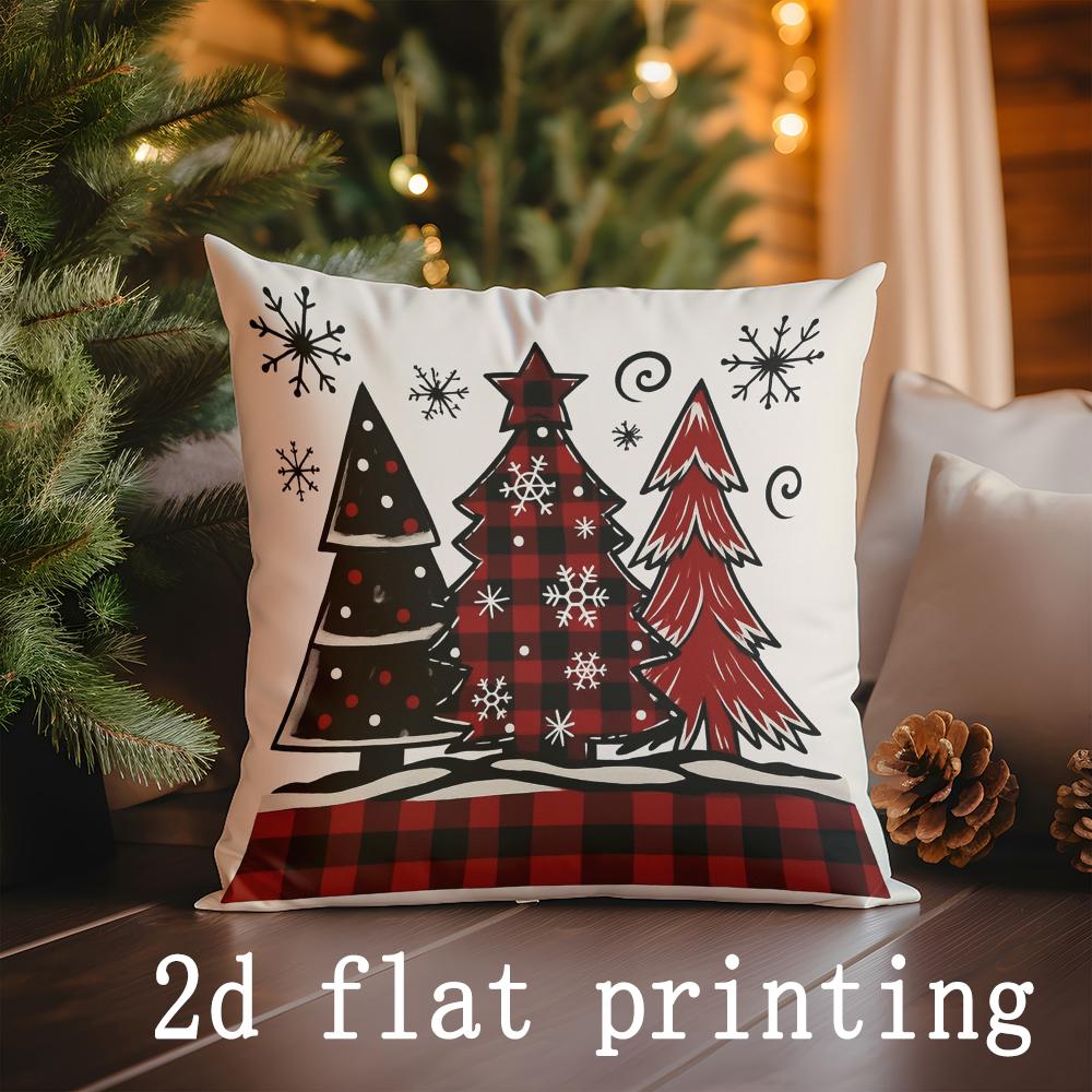Home Decor Christmas Themed Pillow Covers with Festive Designs Pattern Cushion Cover Suitable for Sofa Bedroom Car Pillow Cover 16x16Inch
Home Decor Christmas Themed Pillow Covers with Festive Designs Pattern Cushion Cover Suitable for Sofa Bedroom Car Pillow Cover 16x16Inch