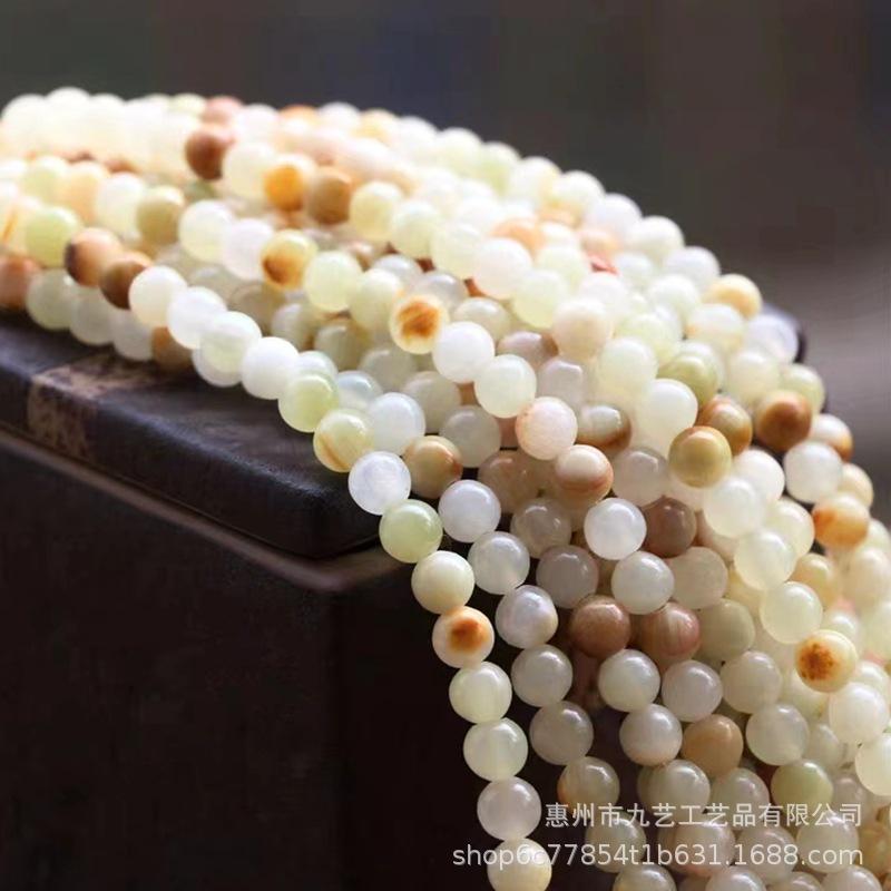 Qingyu Round Beads: Natural Flower Afghan Grape Xiu Jade for DIY Jewelry Crafting. 6mm (approx. 60 beads)
Qingyu Round Beads: Natural Flower Afghan Grape Xiu Jade for DIY Jewelry Crafting. 6mm (approx. 60 beads)