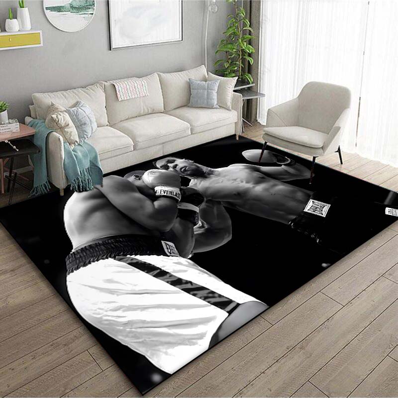 Boxing King Pattern T-Tyson Carpets 15 Sizes Living Room Bedroom Bedside Floor Mat Area Rug Man Cave Home Cloakroom Decoration 40cm x 60cm
Boxing King Pattern T-Tyson Carpets 15 Sizes Living Room Bedroom Bedside Floor Mat Area Rug Man Cave Home Cloakroom Decoration 40cm x 60cm
