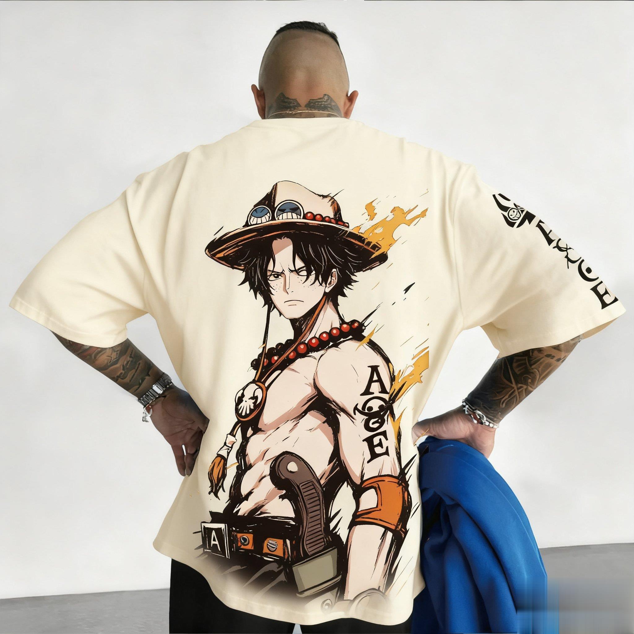 Oversized Vintage One Piece Ace Anime T-shirt Men Women Cotton Short Sleeve Summer Graphic Tee Streetwear Casual Top Y2k Clothes S разноцветный
Oversized Vintage One Piece Ace Anime T-shirt Men Women Cotton Short Sleeve Summer Graphic Tee Streetwear Casual Top Y2k Clothes S разноцветный