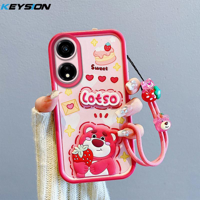 KEYSION Противоударный чехол для HONOR X5 Plus со шнурком, силиконовый милый 3D-чехол для телефона с мультяшной куклой для Huawei Honor X5 Plus for Honor X5 Plus
KEYSION Противоударный чехол для HONOR X5 Plus со шнурком, силиконовый милый 3D-чехол для телефона с мультяшной куклой для Huawei Honor X5 Plus for Honor X5 Plus