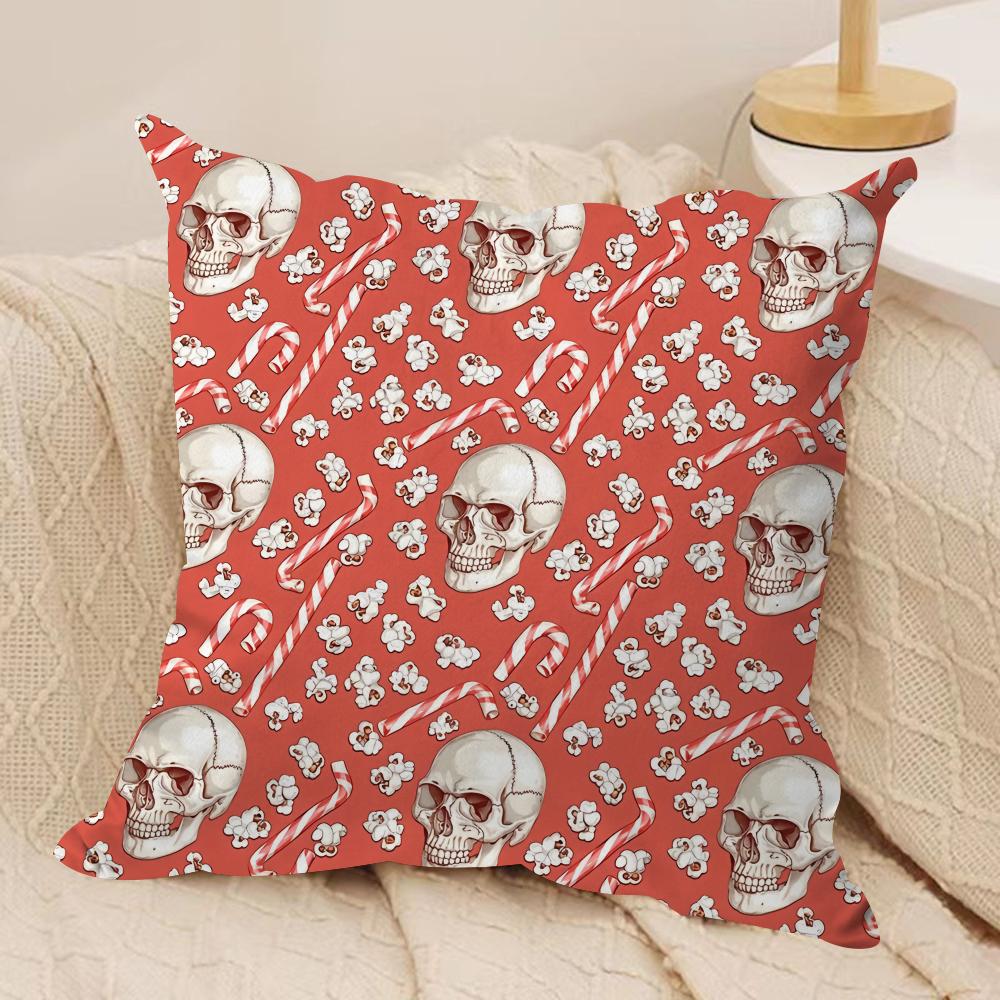 Horror Skull Print Cushion Cover Silky Short Plush DoubleSided Printed Pillow Case for Sofa All Seasons Home Decor Gift 40x40cm
Horror Skull Print Cushion Cover Silky Short Plush DoubleSided Printed Pillow Case for Sofa All Seasons Home Decor Gift 40x40cm