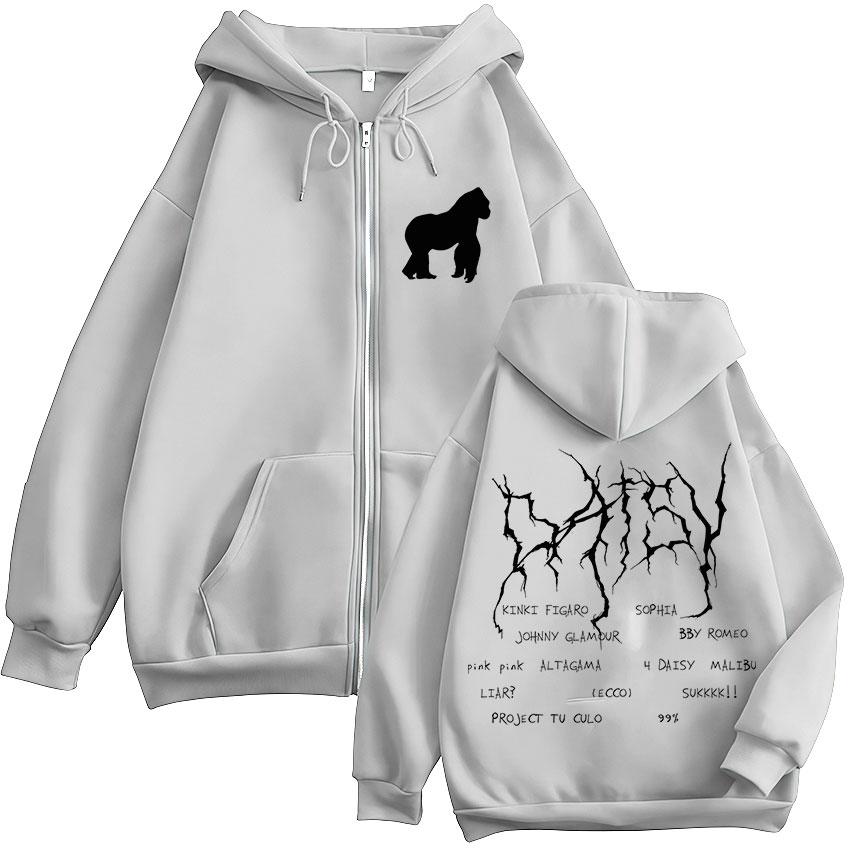 Rusowsky Daisy Tour Zip Up Hoody Men Women Clothing Hip Hop Oversized Jacket Sweatshirt Casual Pop Music Gothic Tops Hoodie 3XL
Rusowsky Daisy Tour Zip Up Hoody Men Women Clothing Hip Hop Oversized Jacket Sweatshirt Casual Pop Music Gothic Tops Hoodie 3XL