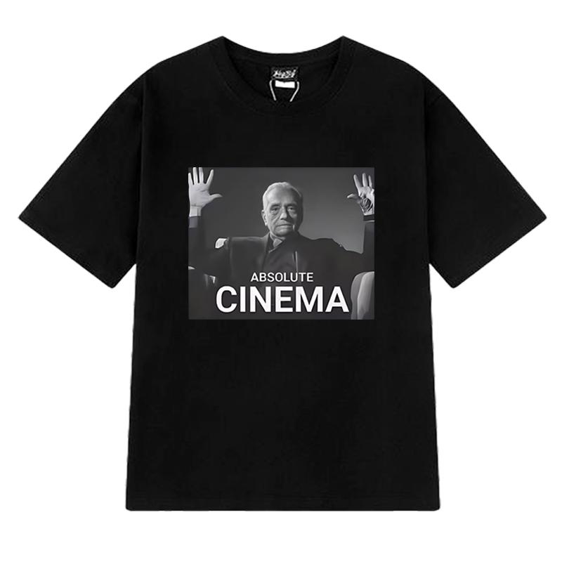 2026 New in Absolute Cinema Funny Meme Humor Short Sleeve T-shirts Unisex Women Vintage T Shirt Unisex Oversized 100% Cotton Tops M
2026 New in Absolute Cinema Funny Meme Humor Short Sleeve T-shirts Unisex Women Vintage T Shirt Unisex Oversized 100% Cotton Tops M