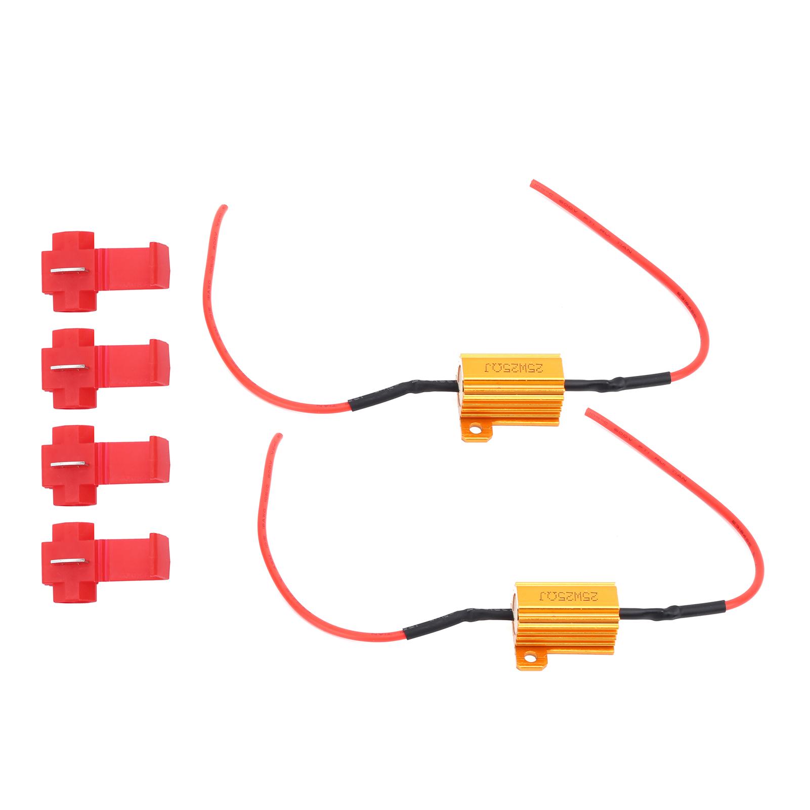2 шт. 25 Вт светодиодный декодер 25 Ом нагрузочный резистор предупреждающий мигающий индикатор безошибочный компенсатор для автомобильных фар DRL
2 шт. 25 Вт светодиодный декодер 25 Ом нагрузочный резистор предупреждающий мигающий индикатор безошибочный компенсатор для автомобильных фар DRL