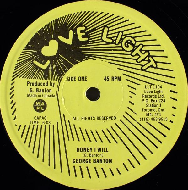 12inch Record GEORGE BANTON Honey I Will LLT1104 Love Light Reco Jamaica Reggae Ska Dub Used
12inch Record GEORGE BANTON Honey I Will LLT1104 Love Light Reco Jamaica Reggae Ska Dub Used
