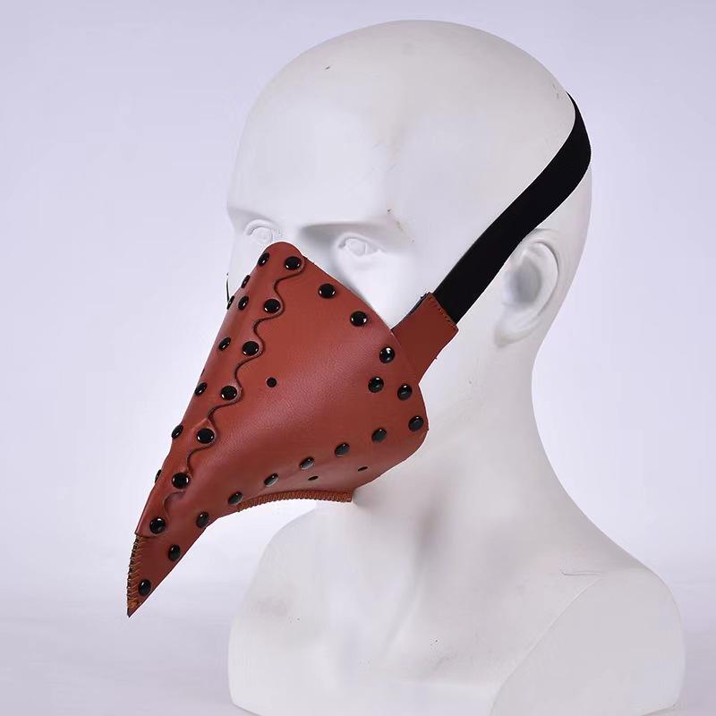 Meier Masquerade half face mask - beak mask - leather halloween cosplay One size fits all світло-коричневого кольору
Meier Masquerade half face mask - beak mask - leather halloween cosplay One size fits all світло-коричневого кольору
