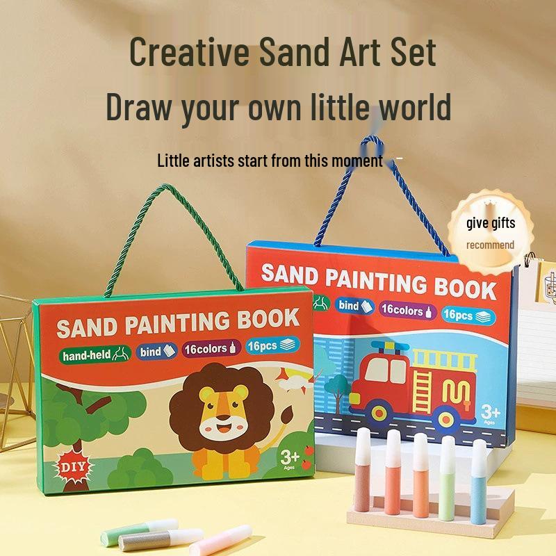 DIY Sand Painting Kit: Creative Educational Art Toys for Kids - Parent-Child Graffiti & Coloring Set
DIY Sand Painting Kit: Creative Educational Art Toys for Kids - Parent-Child Graffiti & Coloring Set