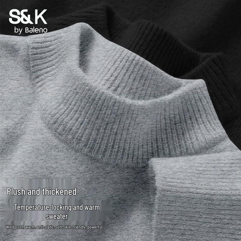 Baleno S&K Men s Fleece-Lined Mock Neck Knit Sweater 2XL
Baleno S&K Men s Fleece-Lined Mock Neck Knit Sweater 2XL