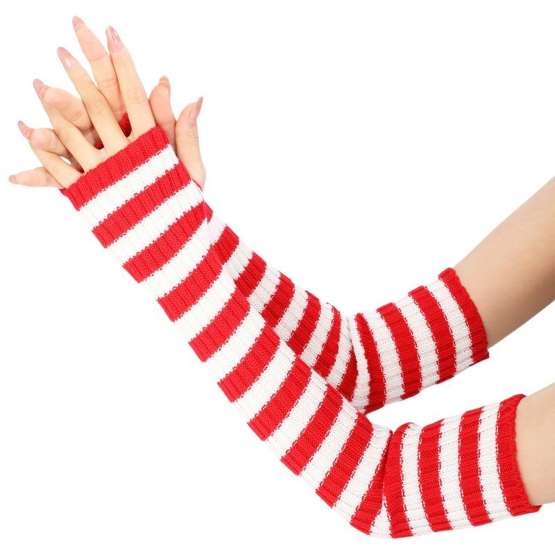 Botvotee Arm Warmers Free Shipping Sleeves for Women Y2k Accessories Stripe Knit Winter Extend Sleeves Half Finger Gloves Black One Size
Botvotee Arm Warmers Free Shipping Sleeves for Women Y2k Accessories Stripe Knit Winter Extend Sleeves Half Finger Gloves Black One Size